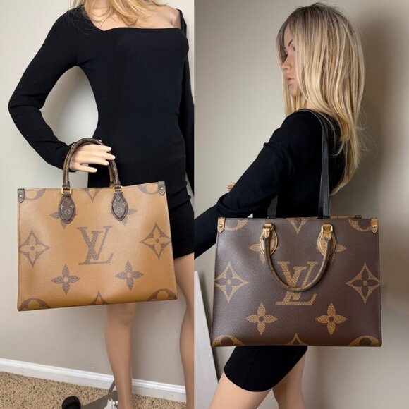 Louis Vuitton ONTHEGO MM Reverse Giant Monogram Tote - Picture 11 of 11